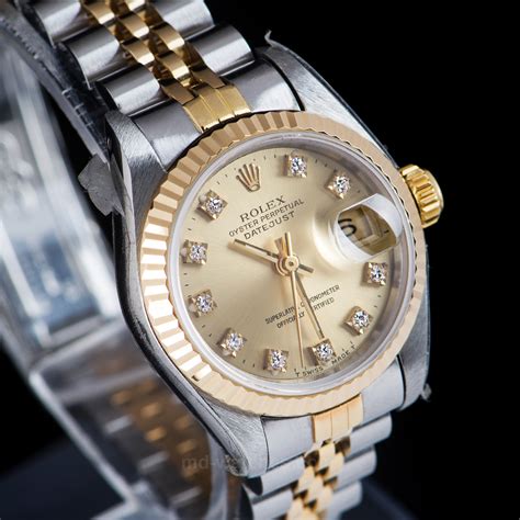 rolex datejust womens diamonds|female Rolex oyster perpetual Datejust.